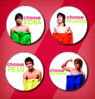 Button Pack Coleção "CHOOSE RESTART!" - 04 Buttons - Edição Limitada!