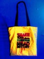 Bolsa SHAKE YOUR FLOODING HEAD RESTART - cor amarelo e preto