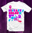 NOVO! Camiseta "Color is the Way We Live! Restart"